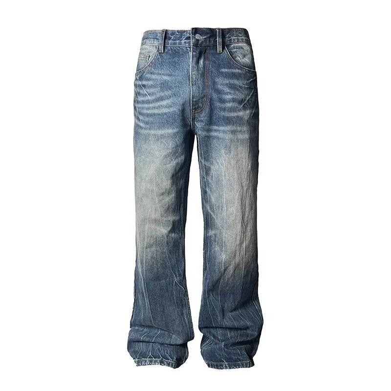 Unisex Classic Denim Jeans Loose Fit Daily Outdoor Wear - Image 2
