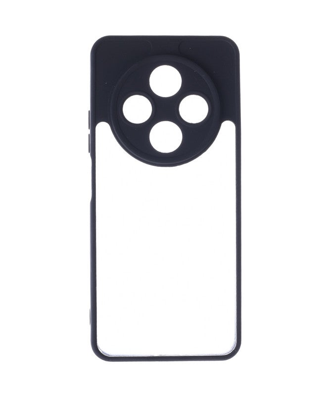 C.F.S Transparent harde Shockproof Back Cover Case for Xiaomi Redmi A4 | Slim Fit, Anti-Scratch, Black Color - Image 3