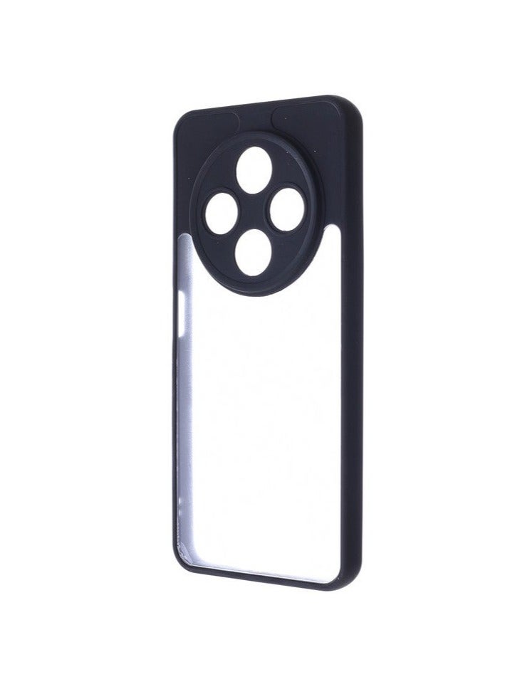 C.F.S Transparent harde Shockproof Back Cover Case for Xiaomi Redmi A4 | Slim Fit, Anti-Scratch, Black Color - Image 1