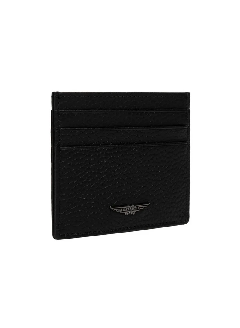 بوليس Police Men's Slim Leather Card Holder - Marcus - Black