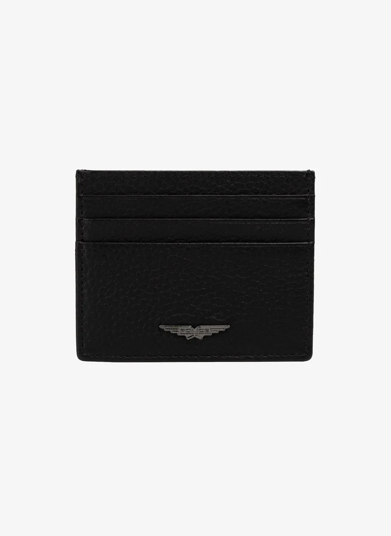 بوليس Police Men's Slim Leather Card Holder - Marcus - Black