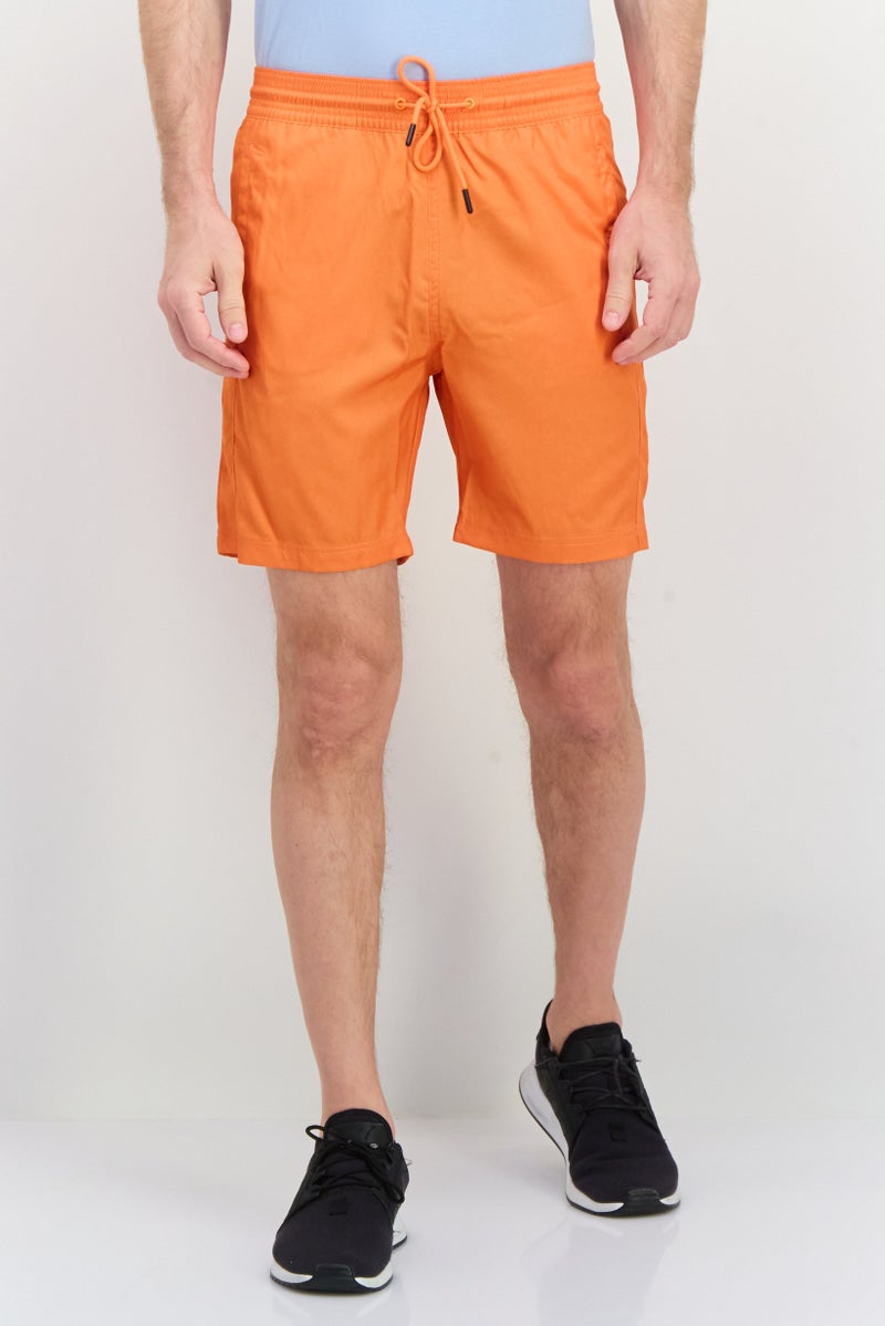Sovereign Code شورتات أساسية بسيطة للرجال، برتقالي - Image 1