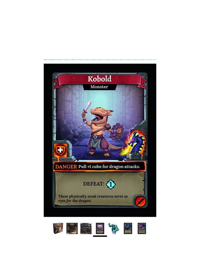 null - English Version Board Game Dragon's Cave Treasure Hunt Clank Game Puzzle Game Card Katan Island Duel Game-Color:Ocean Extension 5-6 - Image 1