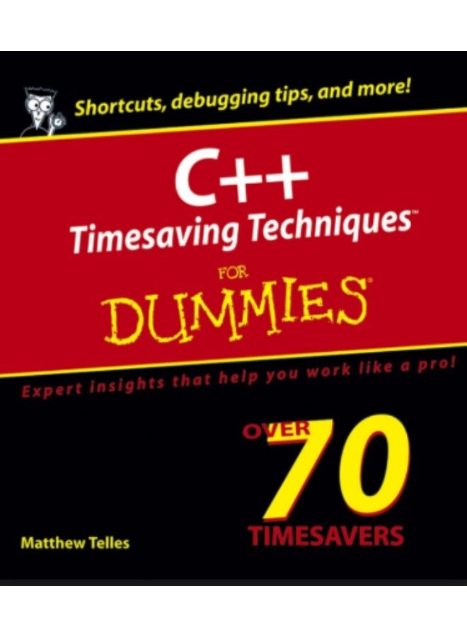 C++ Timesaving Techniques TM FOR DUMmIES‰   BOOK - Image 1