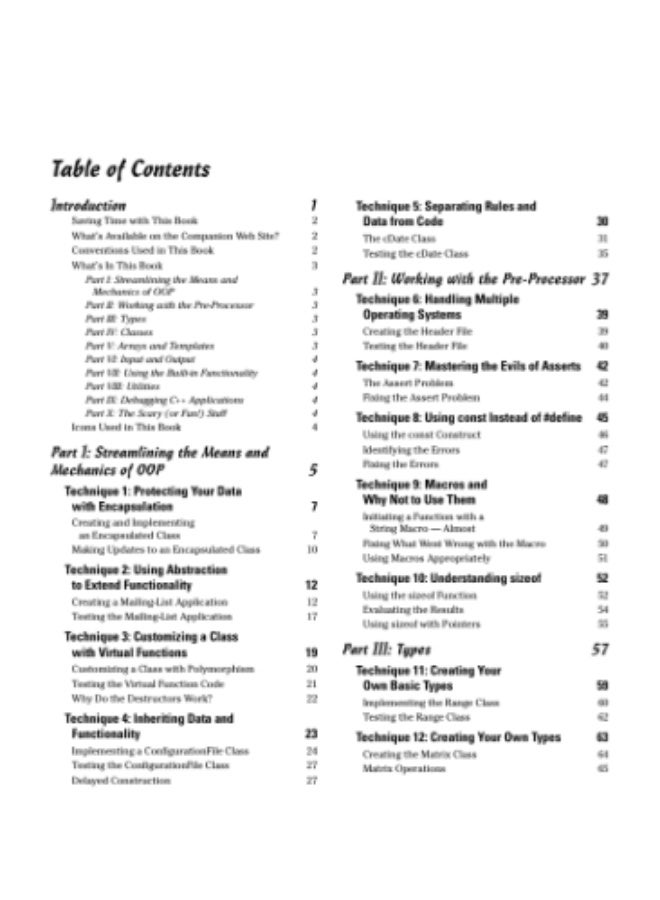 C++ Timesaving Techniques TM FOR DUMmIES‰   BOOK - Image 3