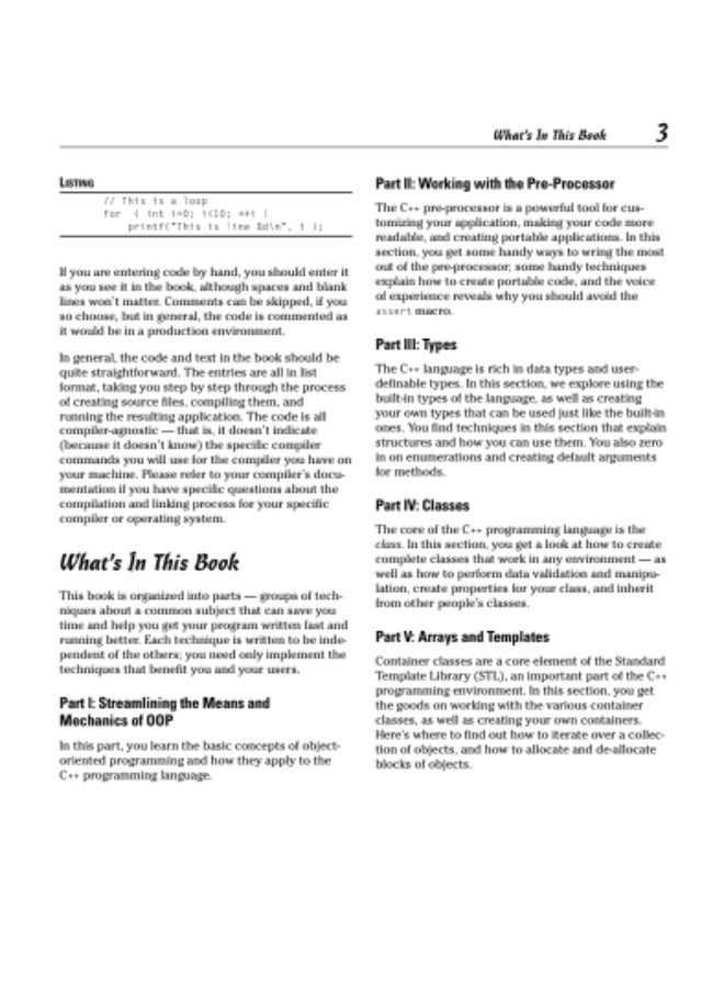 C++ Timesaving Techniques TM FOR DUMmIES‰   BOOK - Image 5