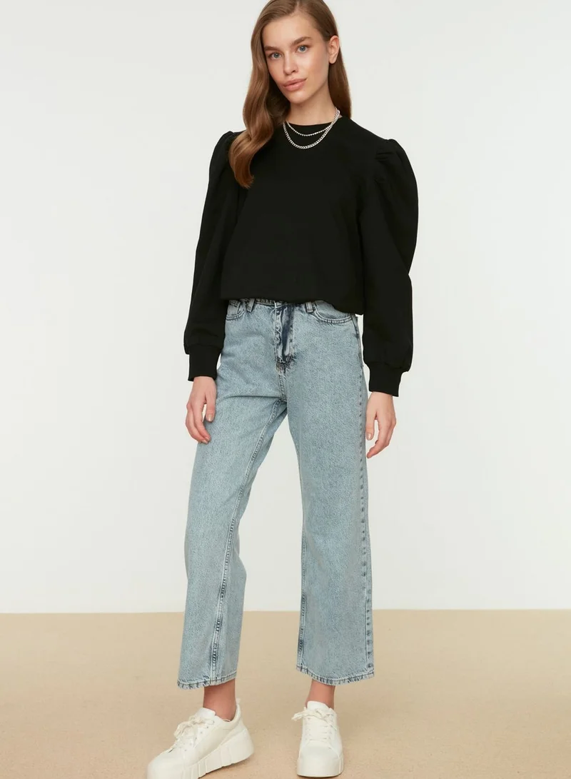 trendyol High Waist Straight Jeans