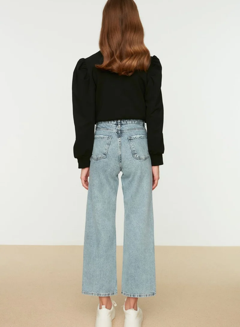 trendyol High Waist Straight Jeans