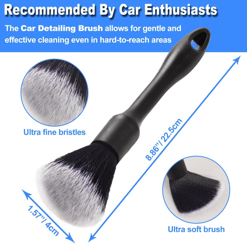 NIKCOSMK 3PCS Wheel Brush Kit for Cleaning Wheel and Tire, Wheel and Rim Brush, Car Detailing Brushes, Bendable & Durable Car Wheel Rim Cleaner Brush Set,Car Detailing Cleaning Brush Supplies Kit - Image 4