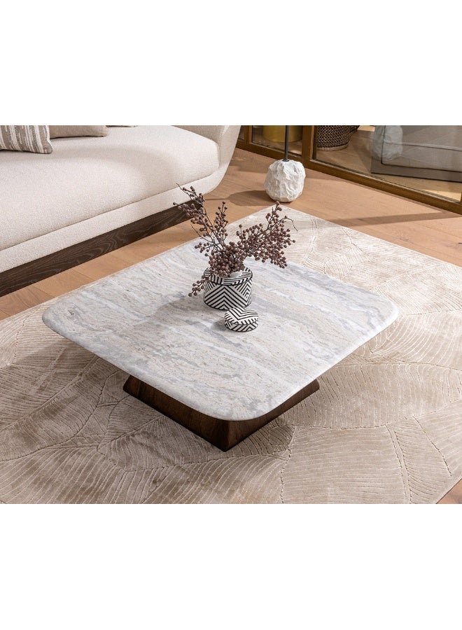 2XL Home Atticus Coffee Table 100X100X35 White  - Image 3