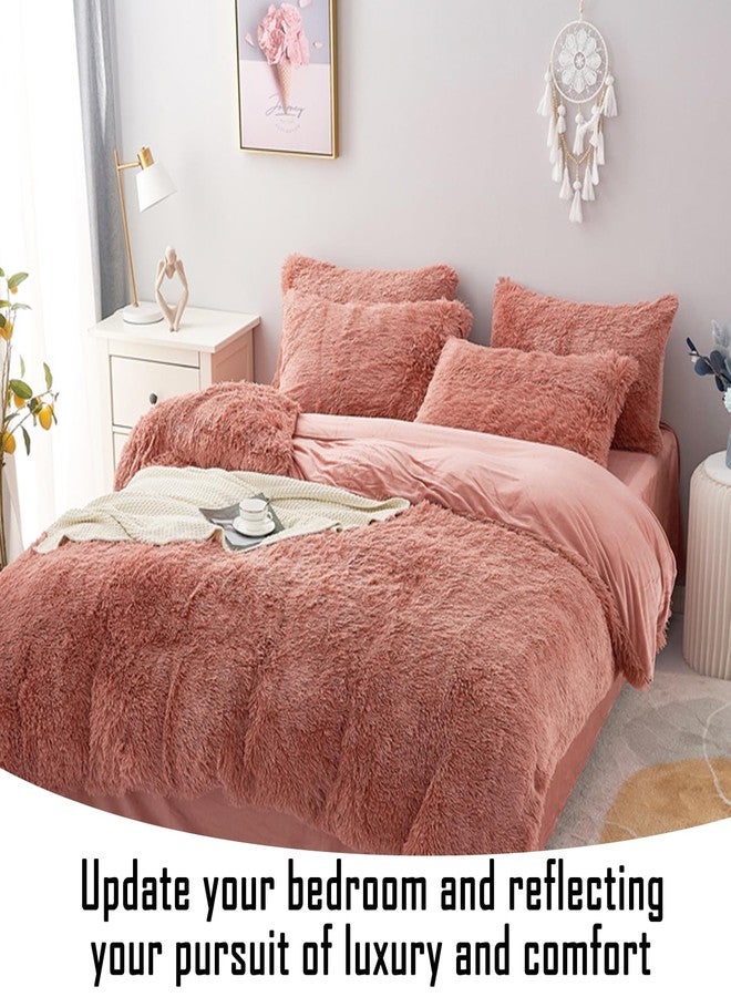 MorroMorn Flower Pillow Shaped Throw Pillows, 20" Floor Pillow Butt Cushion - Fluffy Shaggy Daisy Floral Decorative Pillows for Bed Couch Sofa Chair Cute Plush Faux Fur Room Decor (Blush) - Image 5