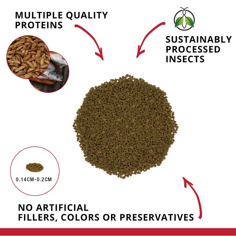 Fluval Bug Bites Cichlid Fish Food, Granules for Small to Medium Sized Fish, 1.59 oz., A6580 - Image 2