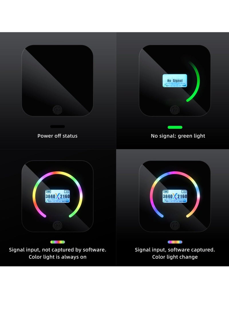 Generic - بطاقة تسجيل فيديو ألعاب 4K60، USB 3.2 بمستوى رائد 1080P 240 إطارًا في الثانية و HDR VRR تمرير، زمن تأخير قريب من الصفر، توصيل وتشغيل، سجل وتوافق مثالي مع سويتش/PS5/Xbox/OBS/DSLR/PC - Image 1