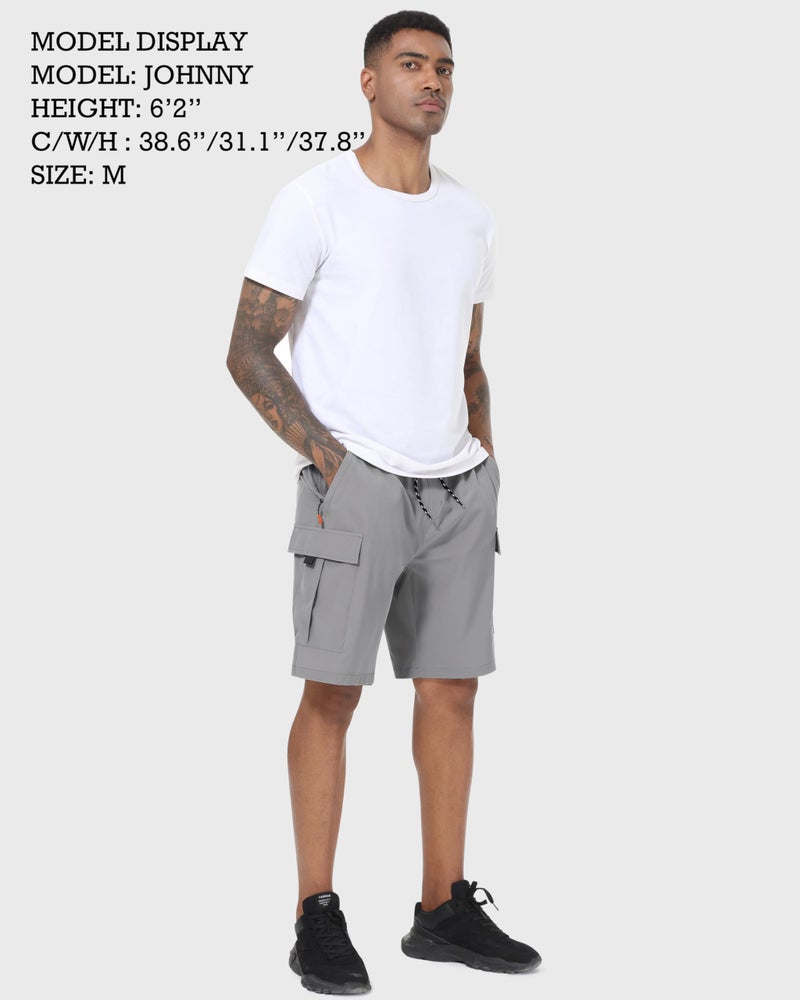 INNERBUT Men's Cargo Shorts Quick Dry Lightweight Stretch Hiking Shorts for Men with 5 Pockets No Lining - Image 3