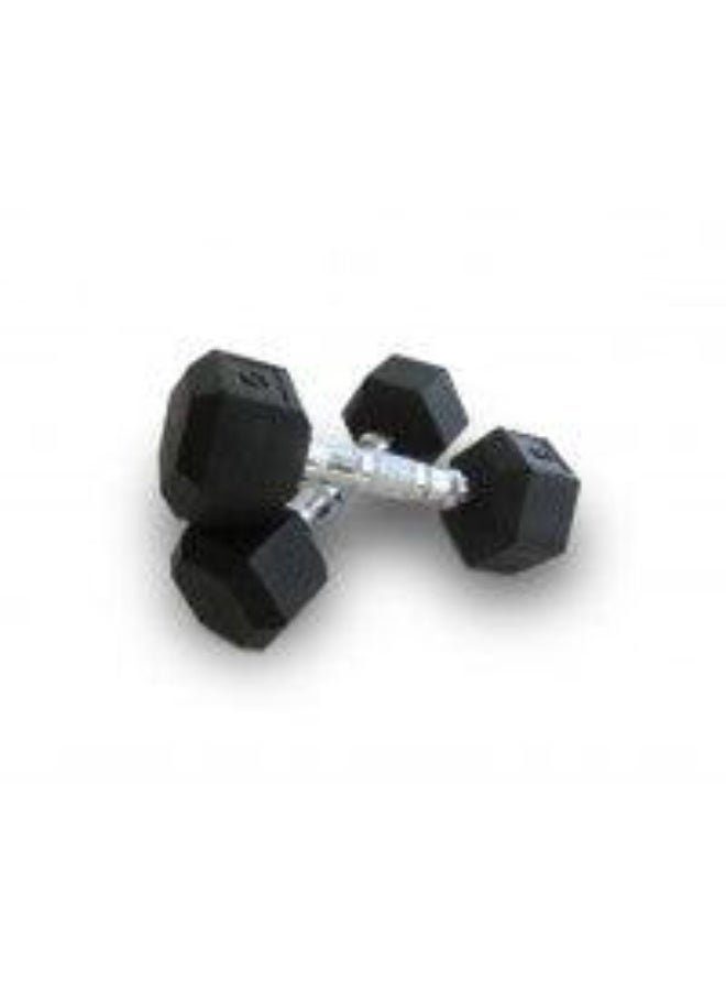 أم دي بادي دمبل سداسي مطلي بالمطاط من MDBuddy - لتمارين القوة وبناء العضلات! - Image 4