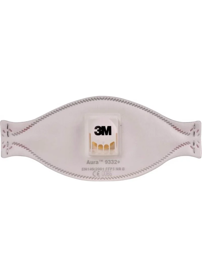 3M ™ Aura™ 9332 FFP3 Respiratory Protection Mask with Valve - Pack of 10