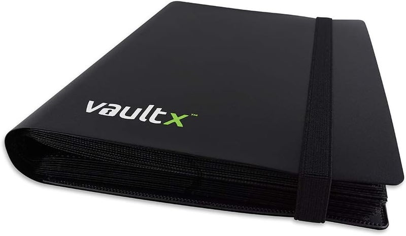 Vault X 4 Pocket Trading Card Strap Binder - Holds 160 Cards, Black - Image 3