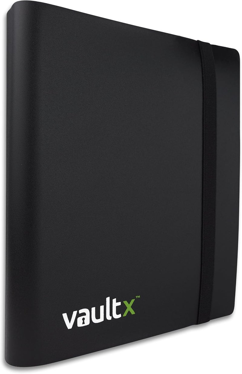 Vault X 4 Pocket Trading Card Strap Binder - Holds 160 Cards, Black - Image 2