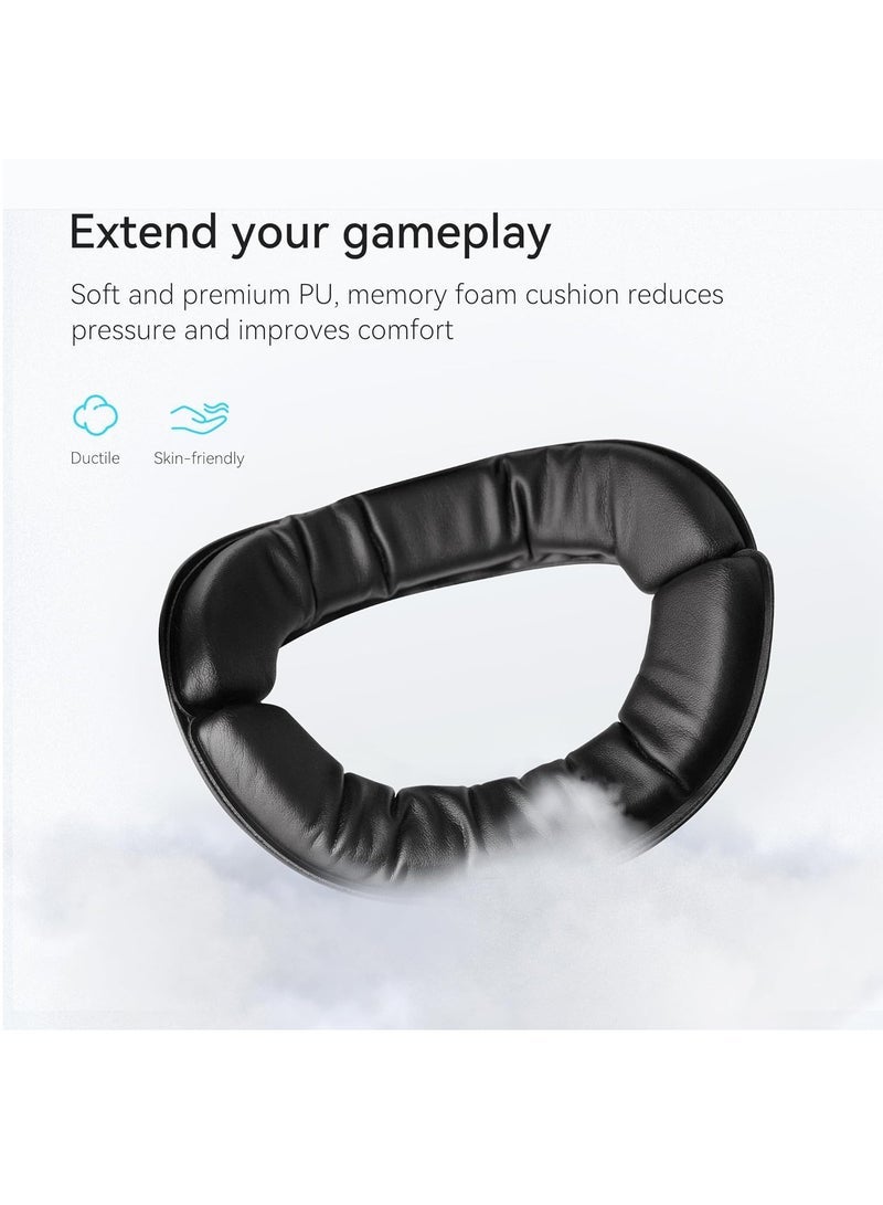 عصابة رأس هالة قابلة للتعديل لـ Oculus Quest 3 - بديل 3 في 1 لحزام Elite، راحة معززة وملحقات الواقع الافتراضي لغمر الألعاب المتوافقة مع Oculus/Meta Quest 3 - Image 3