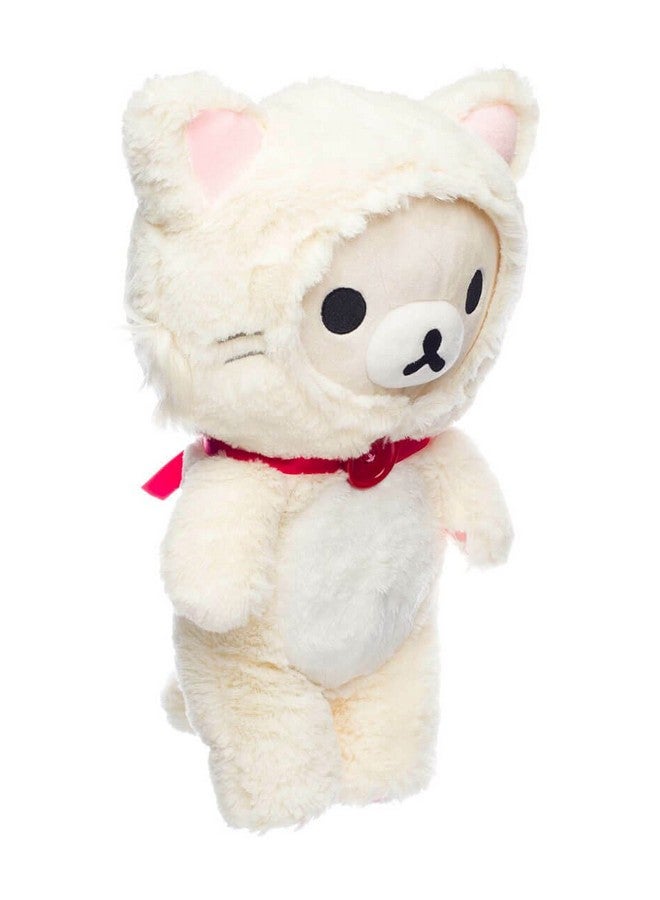 Rilakkuma Korilakkuma San-X Original in A White Fluffy Cat Costume  - Image 2