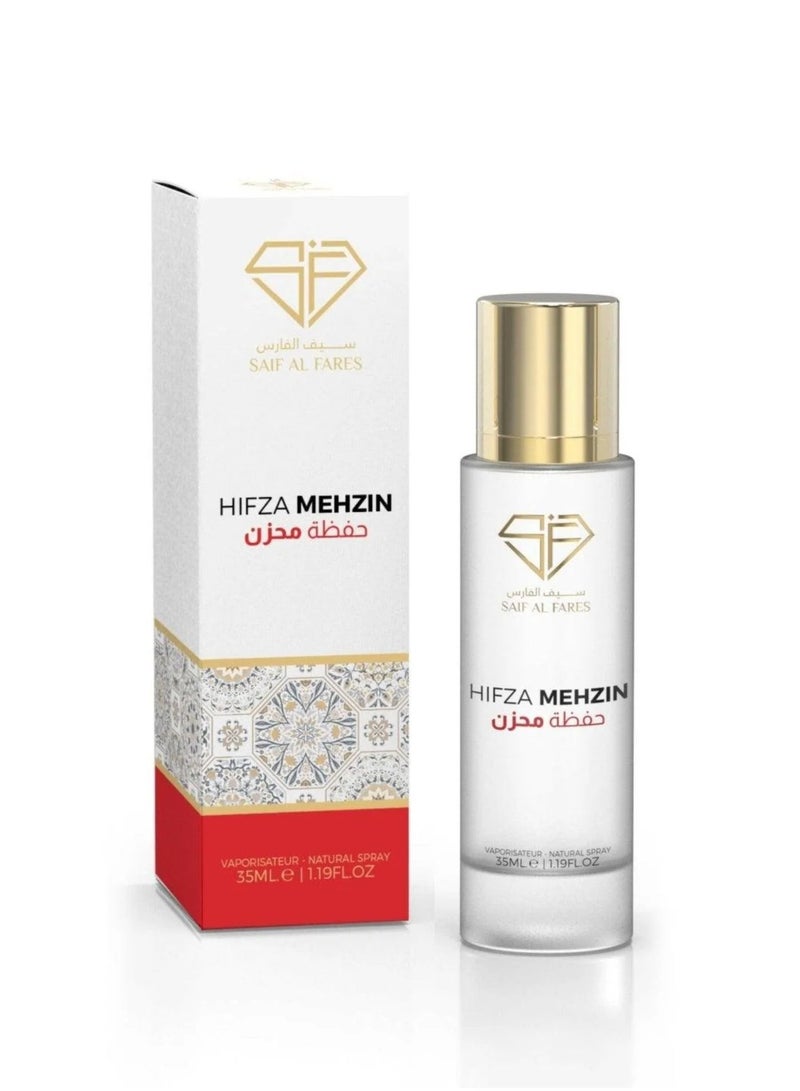 SAIF AL FARES Hifza Mehzin (Inspiration of Giorgio Armani My Way) Travel Car Perfume for Men & Women 35ML - Image 1