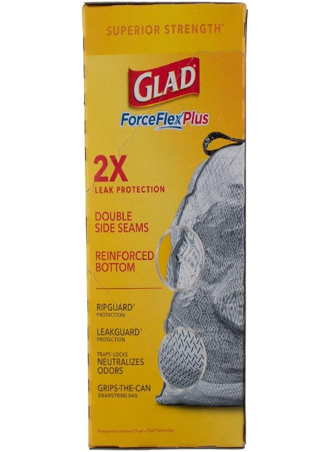 Glad ForceFlex OdorShield Drawstring Trash Bags, Fresh Clean, 13 Gallon, 34 Count - pzsku/Z8532F32F90429DBD215DZ/45/_/1692790639/3748d50e-2b4f-4e6b-a813-8c87dca85c69