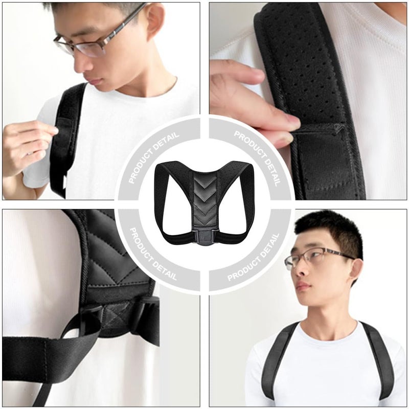 Adjustable Posture Corrector Back Support Belt for Men and Women 180 220 Lbs - Image 4
