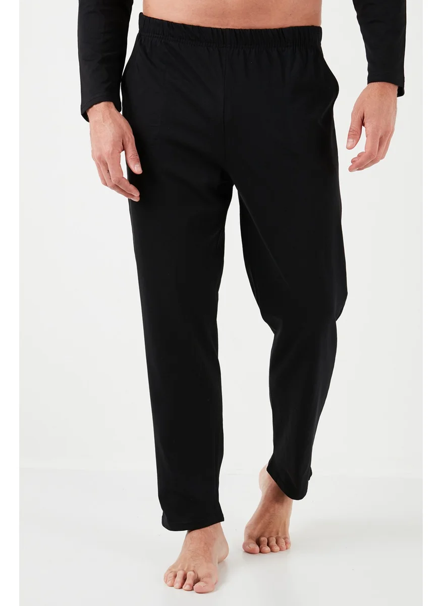 Buratti Cotton Regular Fit Long Sleeve Men's Pajama Set with Elastic Waist 6572008