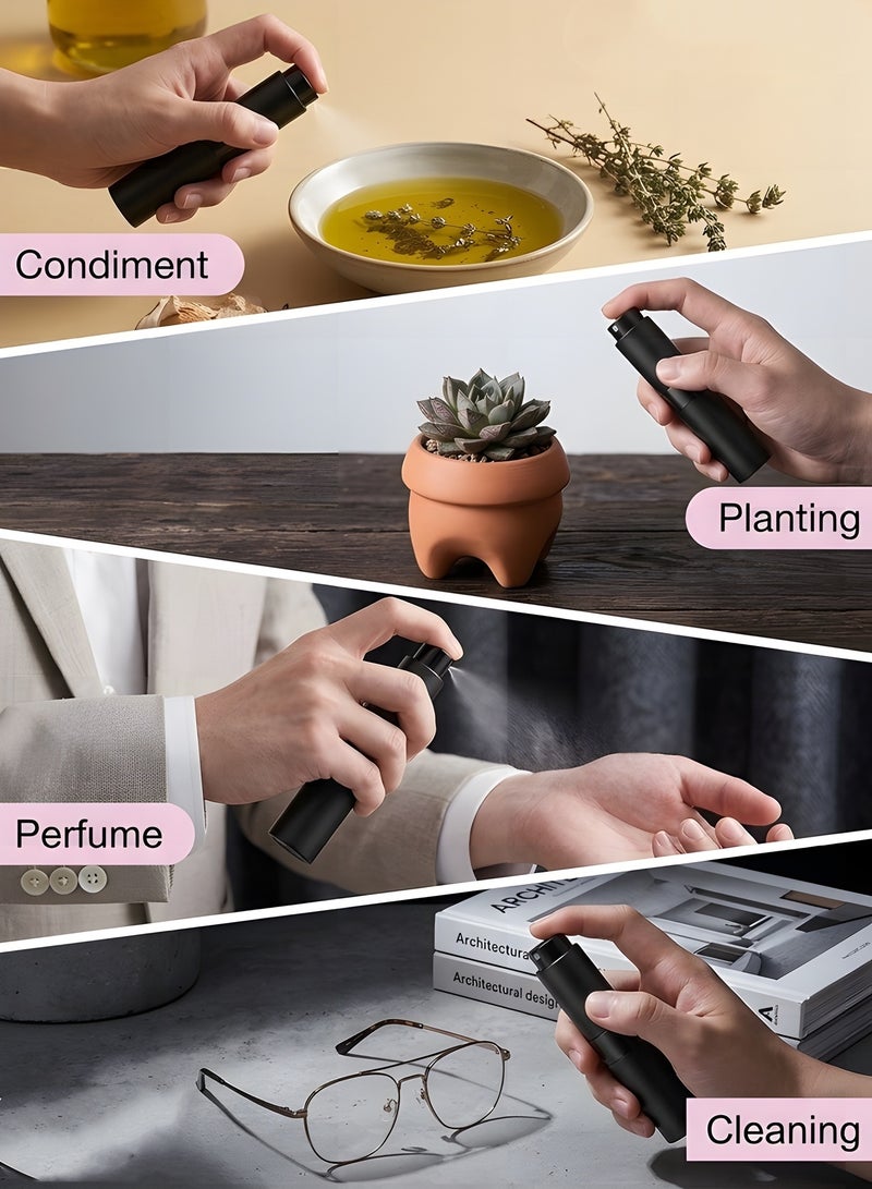 بيوينتي زجاجة عطر صغيرة قابلة لإعادة الشحن قابلة لإعادة الشحن قابلة لإعادة الشحن قابلة لإعادة الشحن قابلة لإعادة الشحن رذاذ عطر ، زجاجة عطر معدنية متناهية الصغر ، مربع مضخة عطر للسفر ، 8ml - Image 5