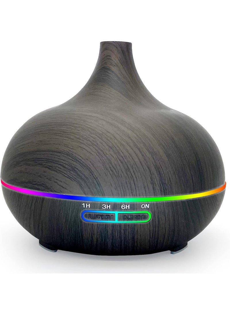 SKY-TOUCH Essential Oil Diffuser, 550ml Oil Diffuser with 4 Timer, Aromatherapy Diffuser with Auto Shut-off Function, Cool Mist Humidifier BPA-Free for Bedroom Home - Image 1