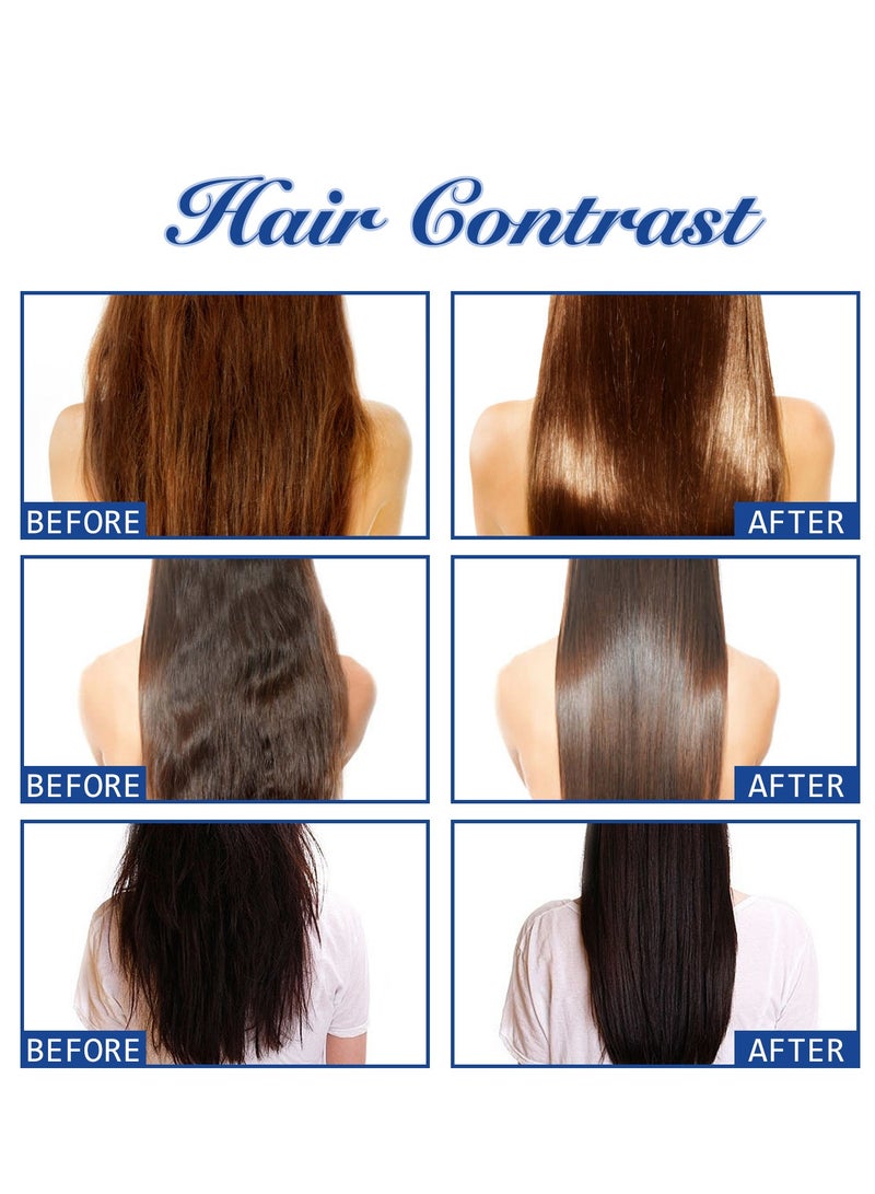 إيلهو Protein Hair Straightening Cream, Silk and Gloss Hair Straightener Cream, Smooth Hair Dryness, 2024 New Protein Correcting Hair Straightening Cream for All Hair Types(100ml) - Image 4