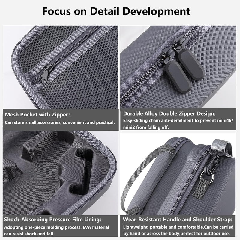 GetZget ® Carrying Case for DJI OM 7/ 7P (Osmo 7) Portable Mobile Gimbal & Accessories Storage Bag (Om 7 Bag) - Image 3