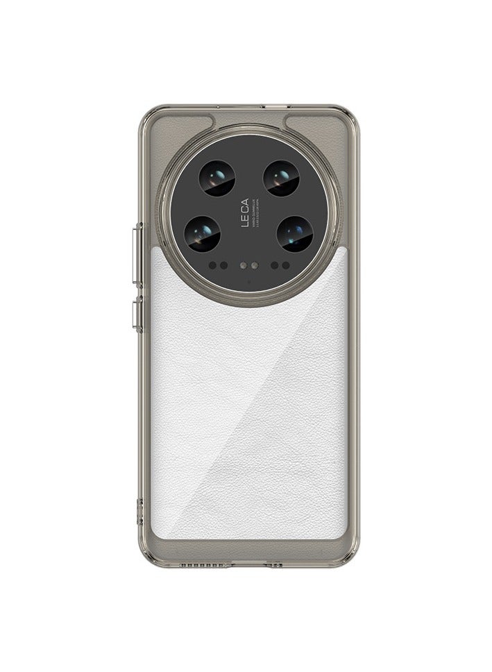 general Case for Xiaomi 14 Ultra Case, Case, Crystal Clear PC Hard Back Shockproof Case Slim Thin Phone Cover for Xiaomi 14 Ultra Black Clear - Image 1