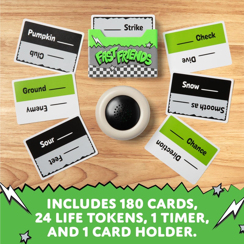إكسبلودنج كيتنز لعبة Exploding Kittens Fast Friends Party - لعبة بطاقات تخمين السرعة مع رموز الحياة المؤقتة وحامل البطاقات، لعبة عائلية ليلية للأعمار من 7 سنوات فما فوق، 2-8 لاعبين، جولات مدتها 10 دقائق - Image 5