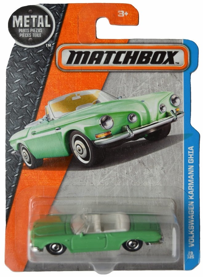 Matchbox Volkswagen Karmann Ghia, Green 1:64 Scale Car