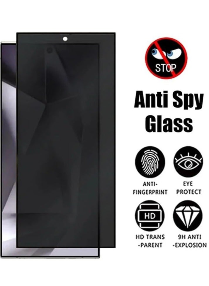 MIGOFAST Screen Protector for Samsung Galaxy S24 Ultra 5G, Privacy Tempered Glass,Case Friendly 9H Hardness Anti-scratch Anti-spy Tempered Glass Film for Samsung Galaxy S24 Ultra 5D Privacy - Image 1