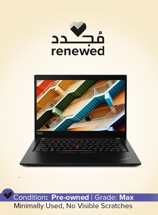 Lenovo Renewed - ThinkPad X13 Laptop With 13.3-Inch Full HD Display, Core i5 Processor/10th Gen/16GB RAM/256GB SSD/Intel HD Graphics/Windows 10 English black