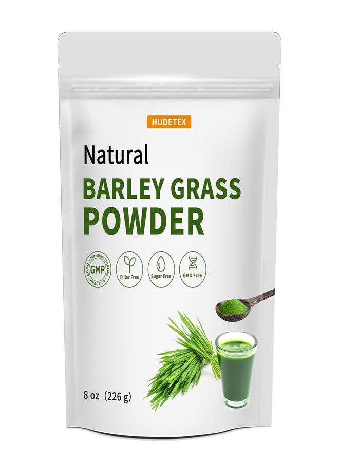 Hudetex Barley Grass Juice Powder ，Rich in Chlorophyll & Natural Nutrients, Barley Grass Powder - Resealable Bag, Vegan, Non-GMO, Gluten-Free, Sugar-Free，8 oz - Image 1
