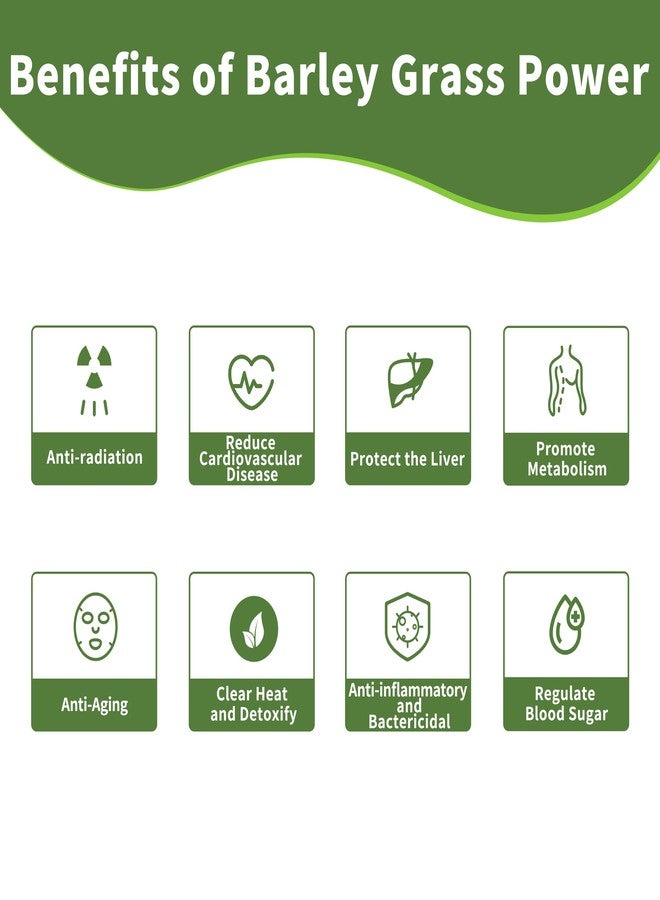 Hudetex Barley Grass Juice Powder ，Rich in Chlorophyll & Natural Nutrients, Barley Grass Powder - Resealable Bag, Vegan, Non-GMO, Gluten-Free, Sugar-Free，8 oz - Image 3