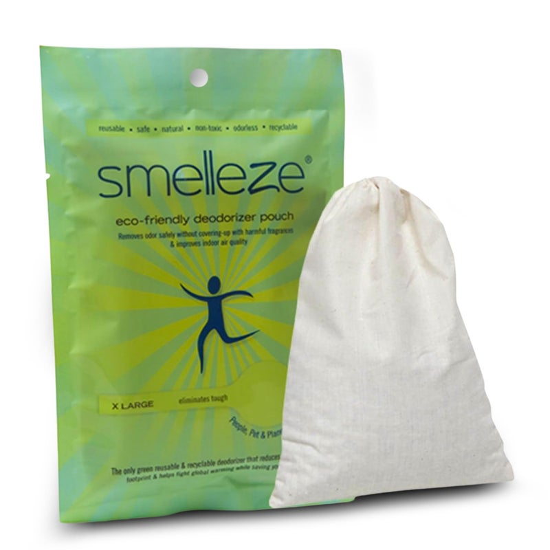 SMELLEZE مزيل رائحة الفورمالديهايد القابل لإعادة الاستخدام XXL كيس يزيل رائحة الفورمالديهايد بدون روائح في 300 قدم مربع