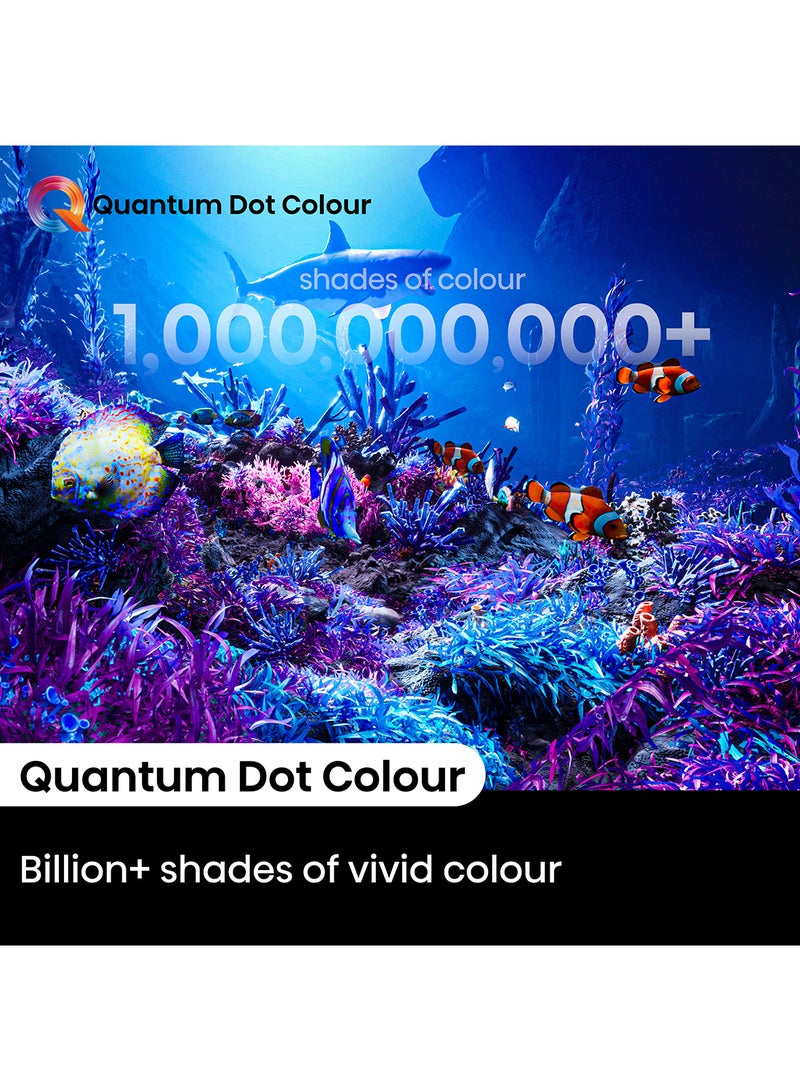 هايسنس تلفزيون 100 بوصة 144 هرتز VRR QLED E7N PRO-تعتيم محلي كامل، لون Quantum Dot، Dolby Vision Atmos، Freesync Premium، مضخم صوت مدمج، التحكم الصوتي، وYoutube Netflix Disney+ Shahid 2024 New - Image 4