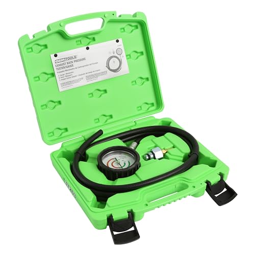OEMTOOLS 37263 Exhaust Back Pressure Tester/Gauge Kit, Exhaust Gauge Diagnoses Catalytic Converter Issues, Oxygen Sensor Adapter, psi/Bar Readings - Image 2