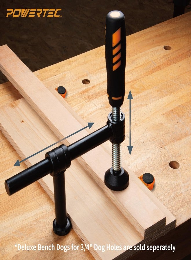 باورتيك مشبك لولبي باورتيك 71772-P2 بزاوية 180 درجة، يناسب فتحات تثبيت المقابض للمقاعد بقياس 3/4 بوصة، سلسلة مشابك النجارة - عبوة من قطعتين - Image 4