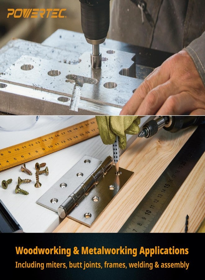 باورتيك مشبك لولبي باورتيك 71772-P2 بزاوية 180 درجة، يناسب فتحات تثبيت المقابض للمقاعد بقياس 3/4 بوصة، سلسلة مشابك النجارة - عبوة من قطعتين - Image 5