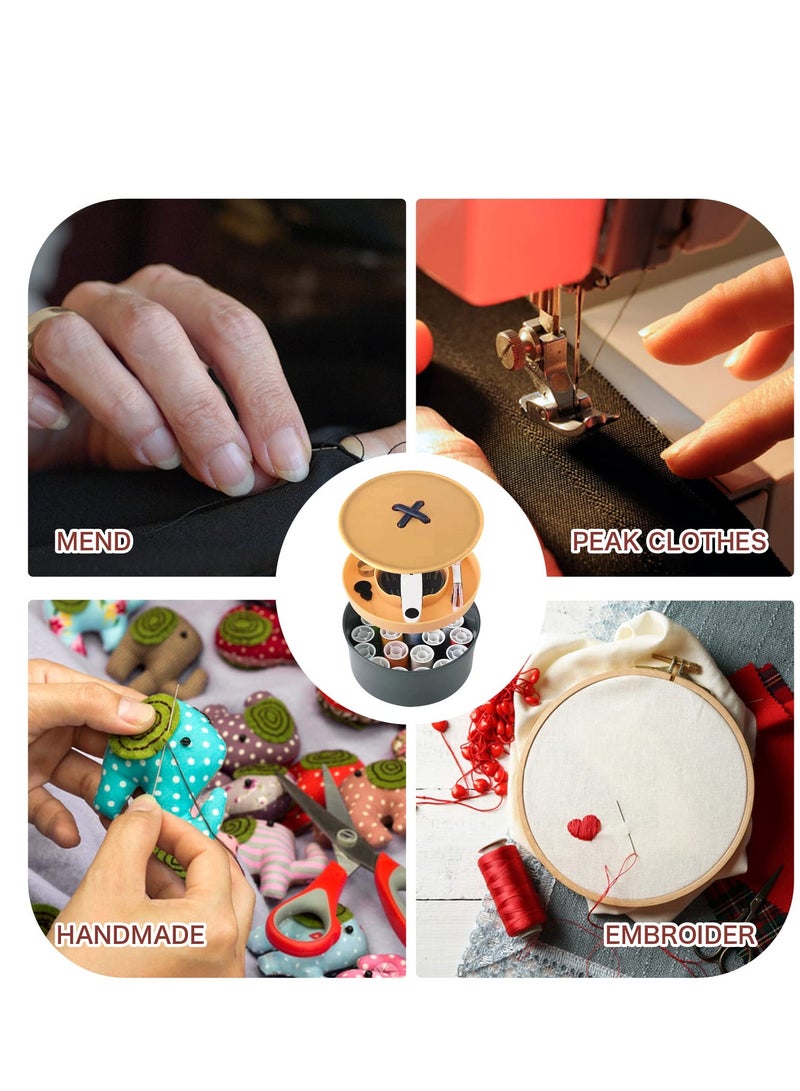 Compact Sewing Kit, Essential Needle and Thread Supplies for Students, Travelers and Home Use, Easy to Carry and Organize - Image 5