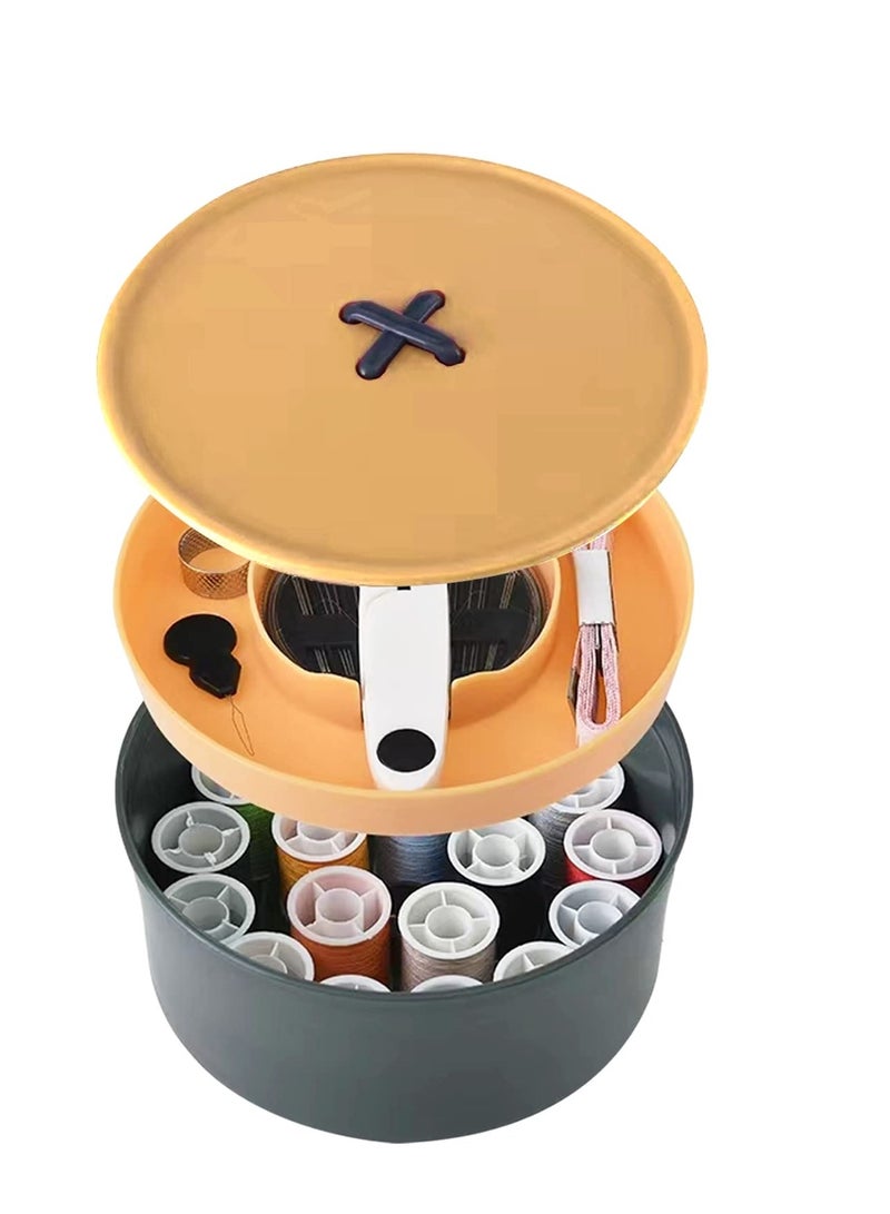 Compact Sewing Kit, Essential Needle and Thread Supplies for Students, Travelers and Home Use, Easy to Carry and Organize - Image 1