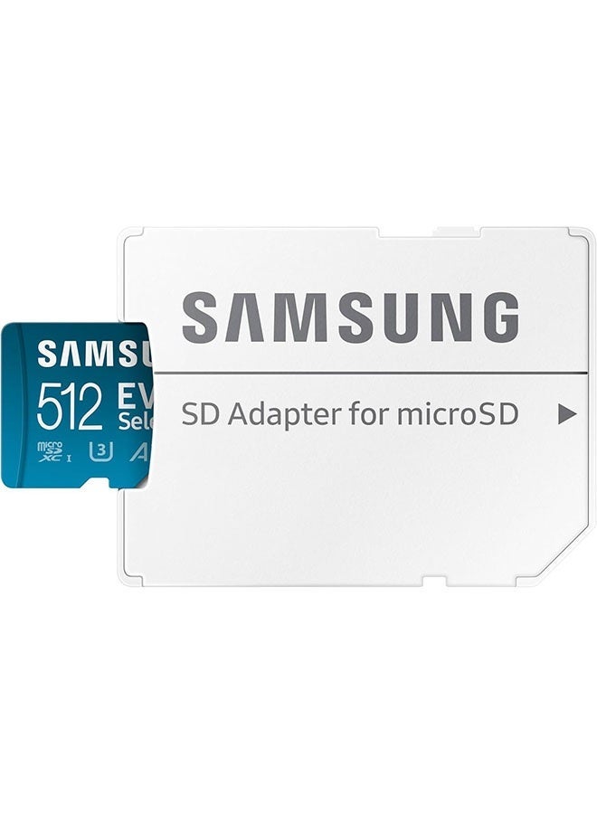 Samsung EVO Select MicroSD Memory Card + Adapter, 512GB microSDXC, Speeds Up to 130 MB/s, UHS-I, C10, U3, V10, A2, Upgrade Storage for Phones, Tablets, Nintendo Switch, MB-ME512SA/AM - Image 2