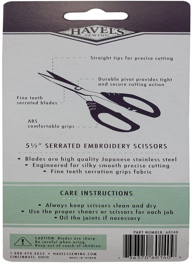 Havel's Serrated Embroidery Scissors, Purple,16 x 20 - Image 4