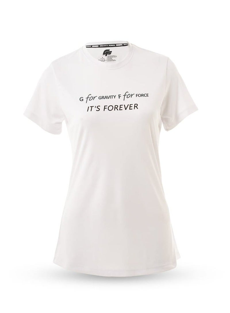گریوِٹی فورس تيشيرت جرافيتي فورس نسائي قطن بقصة واسعة – بياقة دائرية وأكمام قصيرة، ملابس كاجوال للاستخدام اليومي، خفيف الوزن وقابل للتنفس للرياضة - Image 1