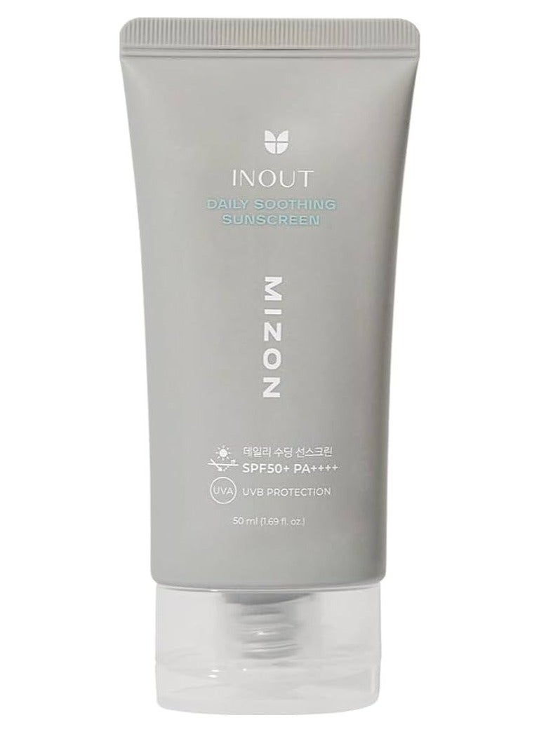 ميزون Mizon Inout واقي شمسي يومي مهدئ SPF50+ PA++++ بلمسة نهائية شبه غير لامعة 50 مل - Image 1